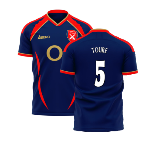 North London Reds 2006 Style Away Concept Shirt (Libero) (Toure 5)