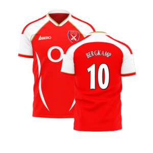 North London Reds 2006 Style Home Concept Shirt (Libero) (Bergkamp 10)