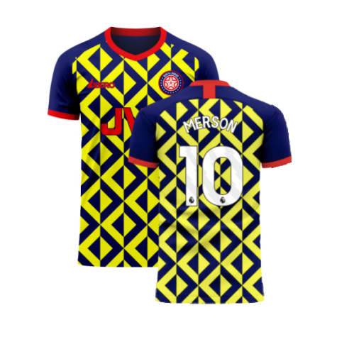 North London Reds 2024-2025 Away Concept Shirt (Libero) (Merson 10)