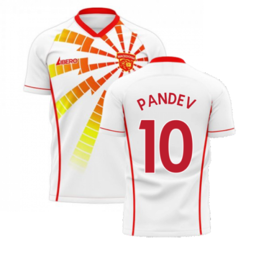 North Macedonia 2024-2025 Away Concept Shirt (Libero) (Pandev 10)