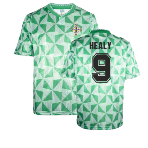 Northern Ireland 1990 Home Retro Shirt (HEALY 9)