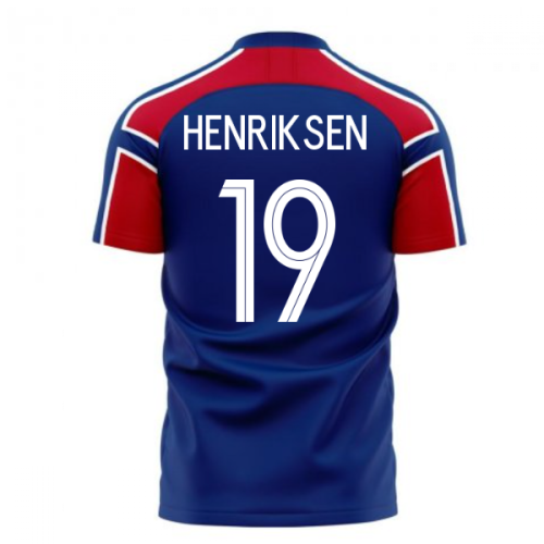 Norway 2024-2025 Away Concept Football Kit (Libero) (HENRIKSEN 19)