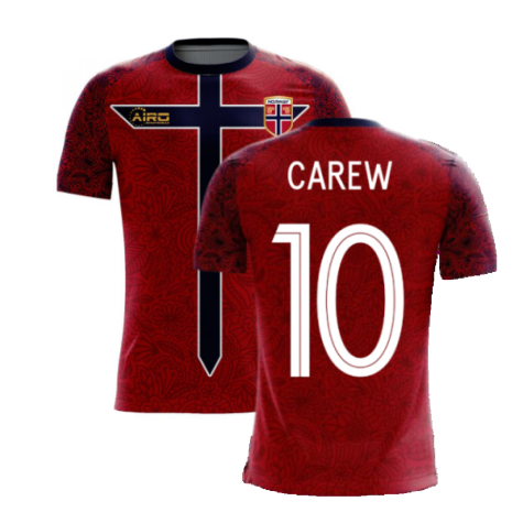 Norway 2024-2025 Home Concept Football Kit (Airo) (CAREW 10)