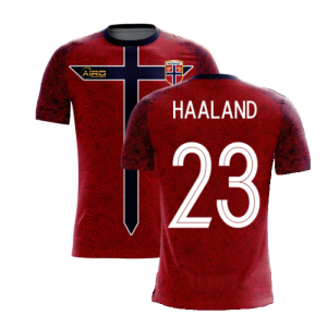 Norway 2024-2025 Home Concept Football Kit (Airo) (HAALAND 23)