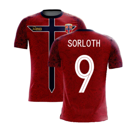 Norway 2024-2025 Home Concept Football Kit (Airo) (SORLOTH 9)