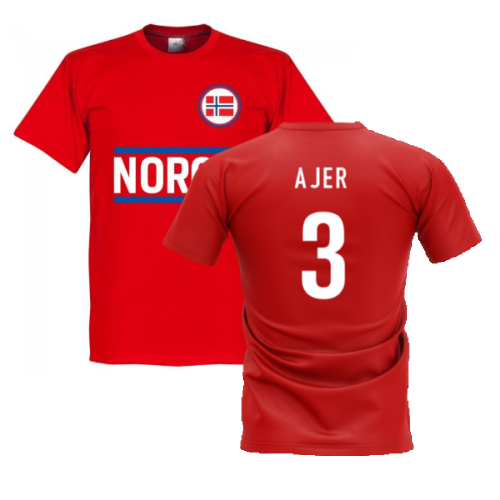 Norway Team T-Shirt - Red (Ajer 3)