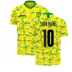 Norwich 1990s Home Concept Football Kit (Libero)