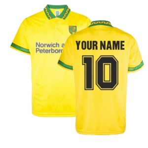 Norwich 1994 Home Retro Football Shirt