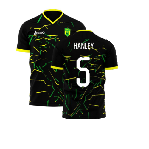 Norwich 2024-2025 Away Concept Football Kit (Libero) (Hanley 5)