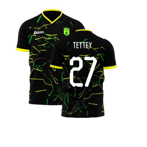 Norwich 2024-2025 Away Concept Football Kit (Libero) (Tettey 27)