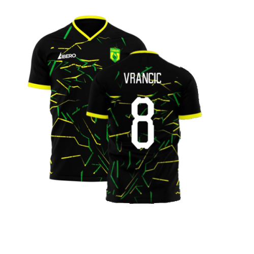 Norwich 2024-2025 Away Concept Football Kit (Libero) (Vrancic 8)