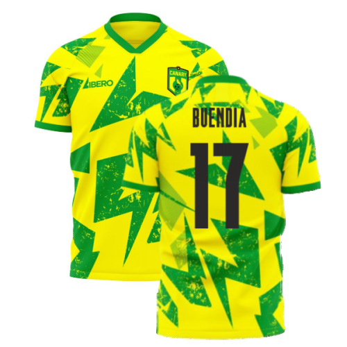 Norwich 2024-2025 Home Concept Football Kit (Libero) (Buendia 17)