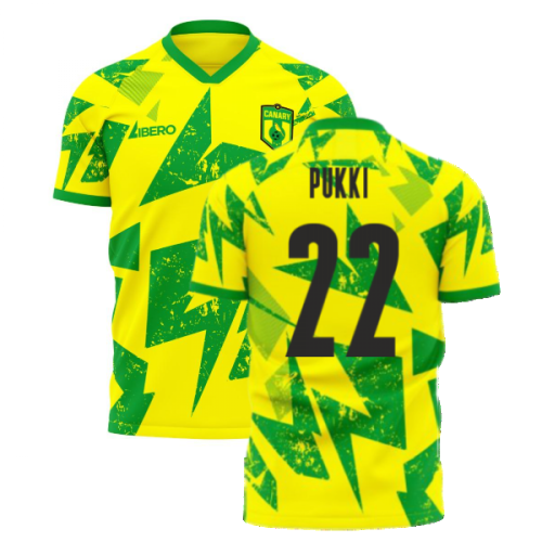 Norwich 2024-2025 Home Concept Football Kit (Libero) (Pukki 22)