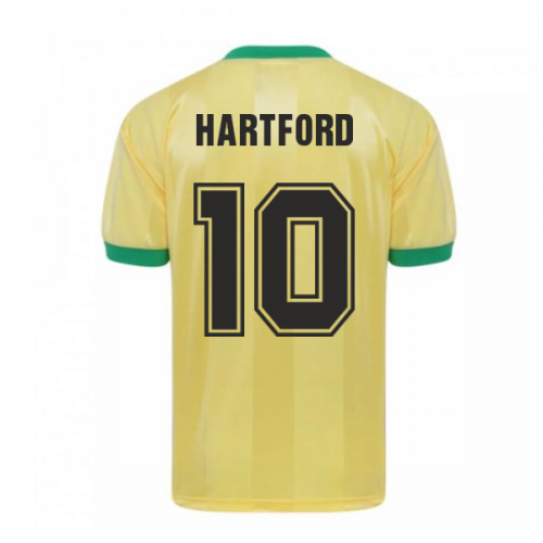 Norwich City 1985 League Cup Final Shirt (Hartford 10)