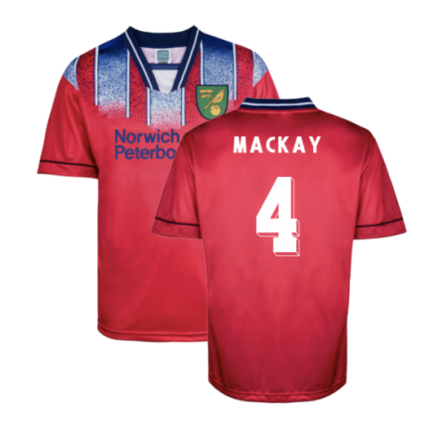 Norwich City 1996 Away Retro Shirt (Mackay 4)