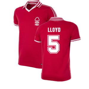 Nottingham Forest 1976-1977 Retro Football Shirt (Lloyd 5)