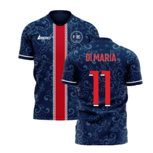 Paris 2024-2025 Home Concept Football Kit (Libero) (DI MARIA 11)