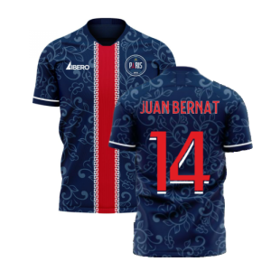 Paris 2025-2026 Home Concept Football Kit (Libero) (JUAN BERNAT 14)