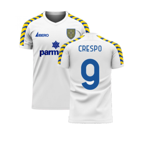 Parma 2024-2025 Home Concept Football Kit (Libero) (CRESPO 9)