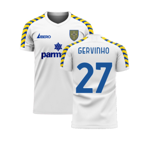 Parma 2024-2025 Home Concept Football Kit (Libero) (GERVINHO 27)