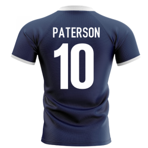 2025-2026 Scotland Flag Concept Rugby Shirt (Paterson 10) 2025-2026 Scotland Flag Concept Rugby Shirt (Paterson 10)