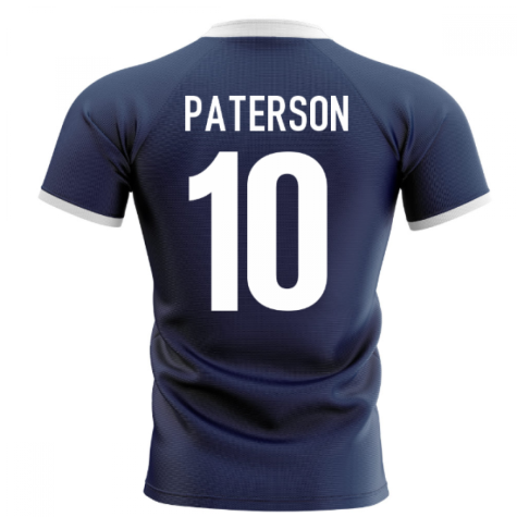 2025-2026 Scotland Flag Concept Rugby Shirt (Paterson 10)