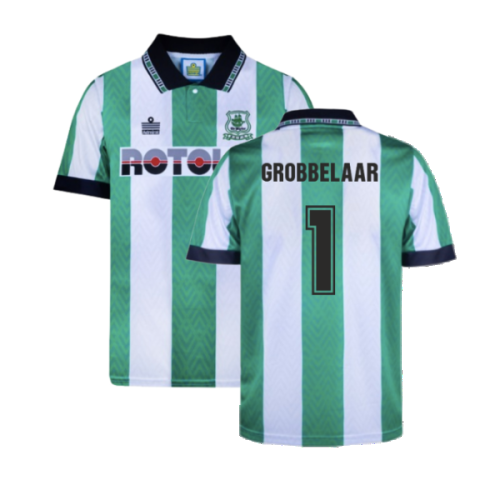 Plymouth Argyle 1992 Admiral Home Shirt (Grobbelaar 1)