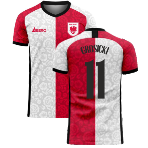 Poland 2024-2025 Away Concept Football Kit (Libero) (GROSICKI 11)