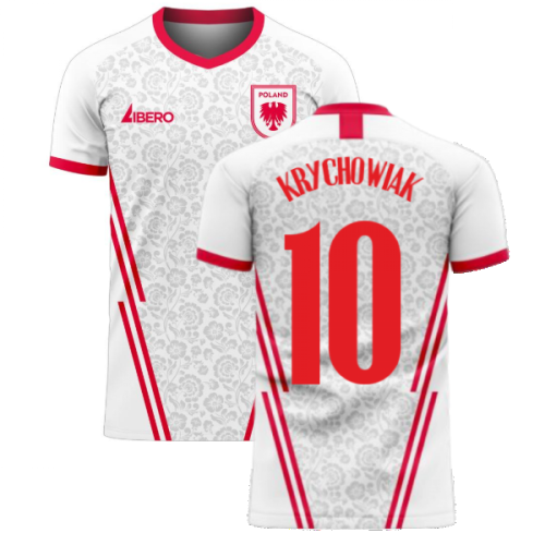 Poland 2024-2025 Home Concept Football Kit (Libero) (KRYCHOWIAK 10)