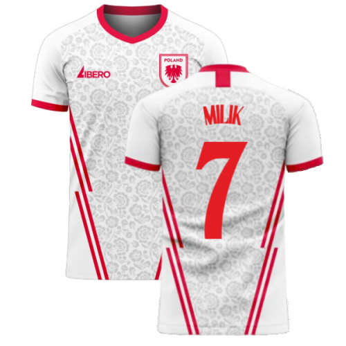 Poland 2024-2025 Home Concept Football Kit (Libero) (MILIK 7)