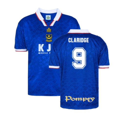 Portsmouth 1998 Admiral Retro Football Shirt (Claridge 9)