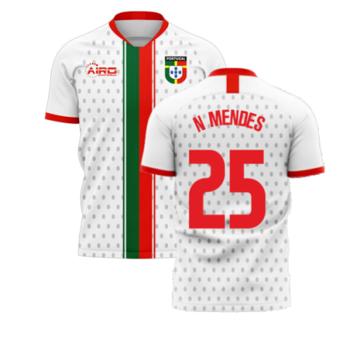 Portugal 2024-2025 Away Concept Football Kit (Libero) (N.MENDES 25)