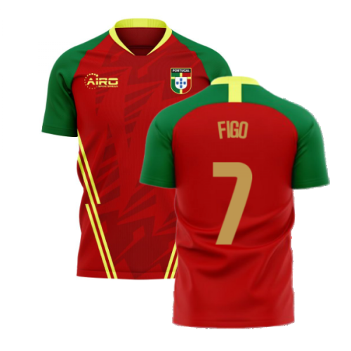 Portugal 2024-2025 Home Concept Football Kit (Airo) (FIGO 7)