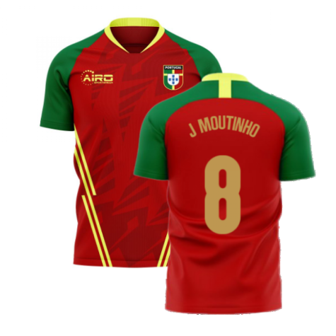 Portugal 2024-2025 Home Concept Football Kit (Airo) (J.Moutinho 8)