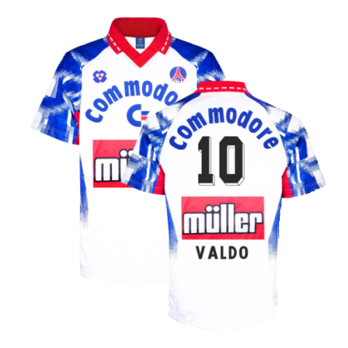 PSG 1992 Home Retro Football Shirt (Valdo 10)