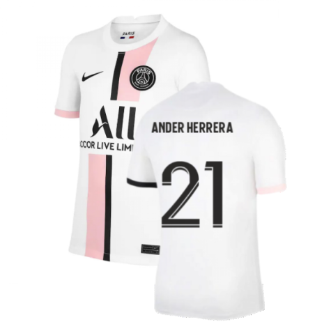 PSG 2021-2022 Away Shirt (Kids) (ANDER HERRERA 21)