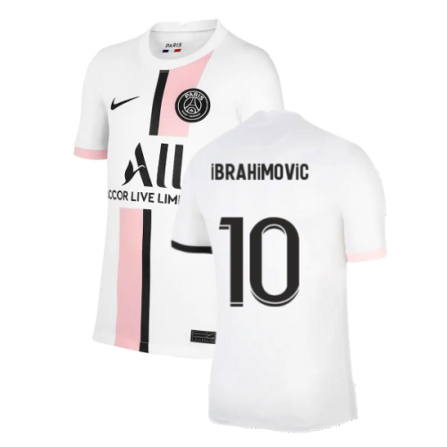 PSG 2021-2022 Away Shirt (Kids) (IBRAHIMOVIC 10)