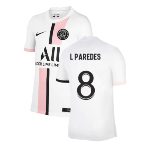 PSG 2021-2022 Away Shirt (Kids) (L PAREDES 8)