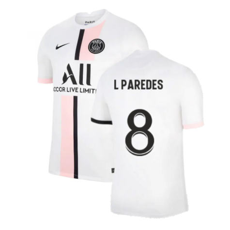 PSG 2021-2022 Away Shirt (L PAREDES 8)