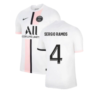 PSG 2021-2022 Away Shirt (SERGIO RAMOS 4)