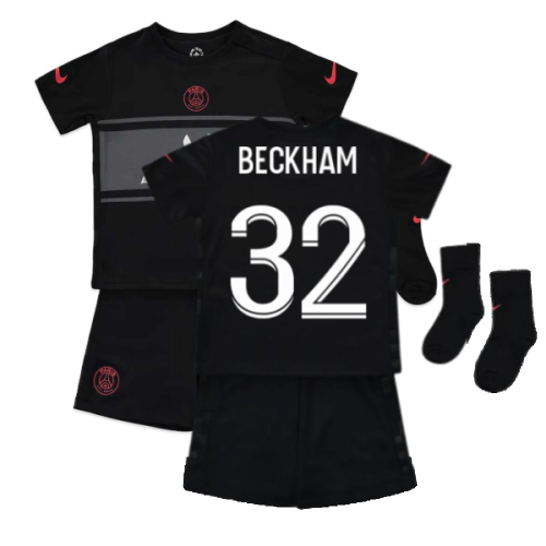 PSG 2021-2022 Infants 3rd Kit (BECKHAM 32)