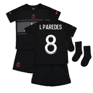 PSG 2021-2022 Infants 3rd Kit (L PAREDES 8)