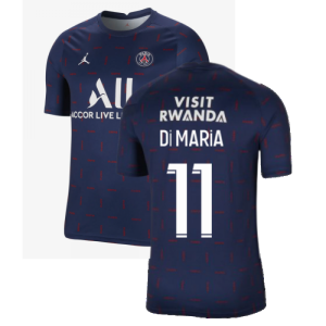 PSG 2021-2022 Pre-Match Training Shirt (Navy) (DI MARIA 11)