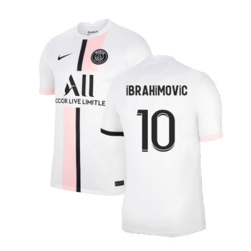 PSG 2021-2022 Vapor Away Shirt (IBRAHIMOVIC 10)