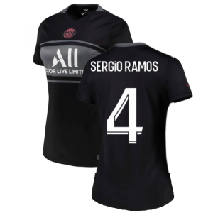 PSG 2021-2022 Womens 3rd Shirt (SERGIO RAMOS 4)