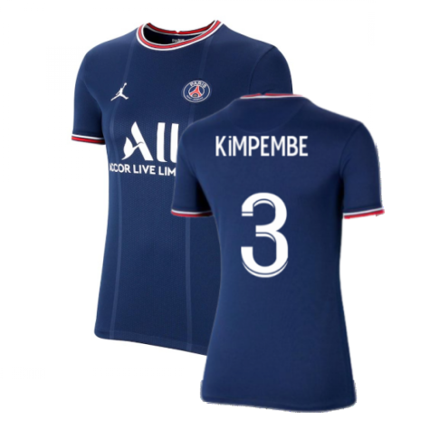 PSG 2021-2022 Womens Home Shirt (KIMPEMBE 3)