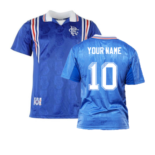 Rangers 1996 Home Retro Shirt (Your Name)