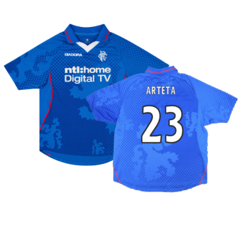 Rangers 2002-03 Home Shirt ((Very Good) XL) (Arteta 23)