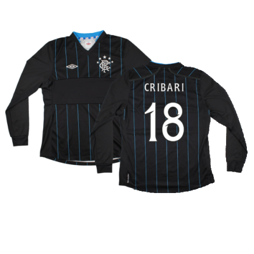 Rangers 2012-13 Long Sleeve Third Shirt (L) (Fair) (Cribari 18)