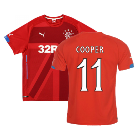 Rangers 2014-15 Third Shirt ((Excellent) XXL) (COOPER 11)